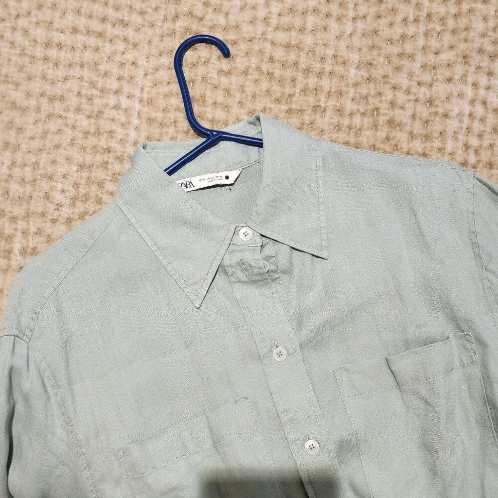 Zara Oversized Linen Shirt